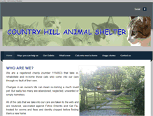 Tablet Screenshot of countryhillanimalshelter.co.uk